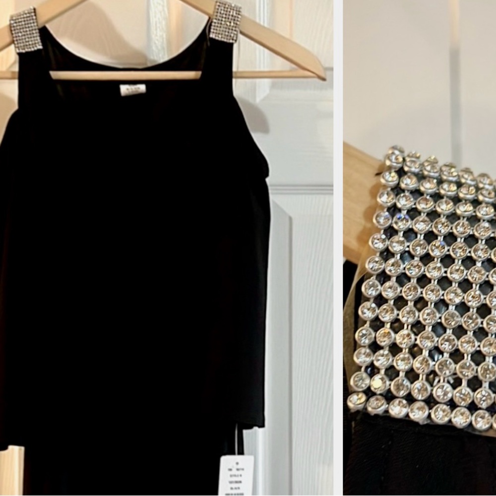 NWT — Gorgeous! MSK (Petite) formal dress with rhinestones